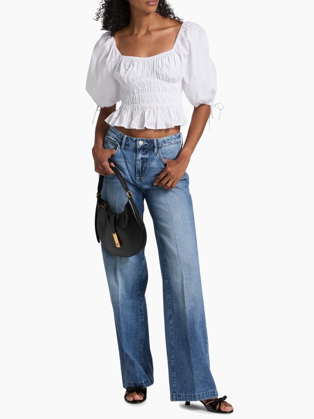 L’AGENCE CLAYTON HUGH RISE WIDE LEG JEANS 26